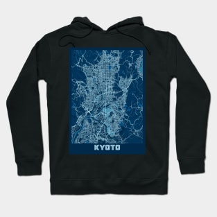 Kyoto - Japan Peace City Map Hoodie